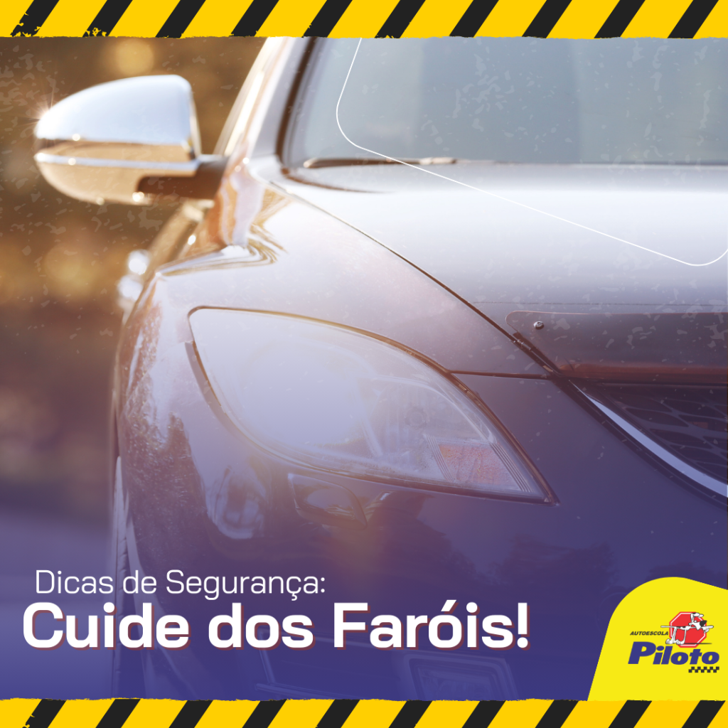Dicas de segurança: Faróis. Dica de Segurança: Cuide dos Seus Faróis! 💡🚗 Você sabia que faróis bem cuidados são essenciais para a sua segurança na estrada? Confira nossas dicas para garantir que seus faróis estejam sempre em perfeitas condições: Verifique Regularmente: Faça inspeções periódicas dos seus faróis para garantir que estão funcionando corretamente. Luzes queimadas ou fracas podem comprometer a visibilidade. Mantenha Limpos: Faróis sujos reduzem a intensidade da luz e podem criar um efeito de ofuscamento. Limpe-os com frequência para uma iluminação eficiente. Ajuste a Direção: Certifique-se de que seus faróis estão ajustados corretamente. Faróis desalinhados podem cegar outros motoristas e diminuir sua visibilidade. Troque as Lâmpadas no Tempo Certo: Não espere a lâmpada queimar. Troque as lâmpadas de faróis de acordo com as recomendações do fabricante para evitar surpresas desagradáveis. Cuide do Sistema Elétrico: Verifique o sistema elétrico do seu carro regularmente. Problemas no sistema podem afetar o funcionamento dos faróis. 🔧🚦 Mantenha seus faróis em ótimo estado para garantir uma condução segura para você e para os outros na estrada. Se precisar de ajuda, a Autoescola Piloto está aqui para auxiliar com dicas e informações!