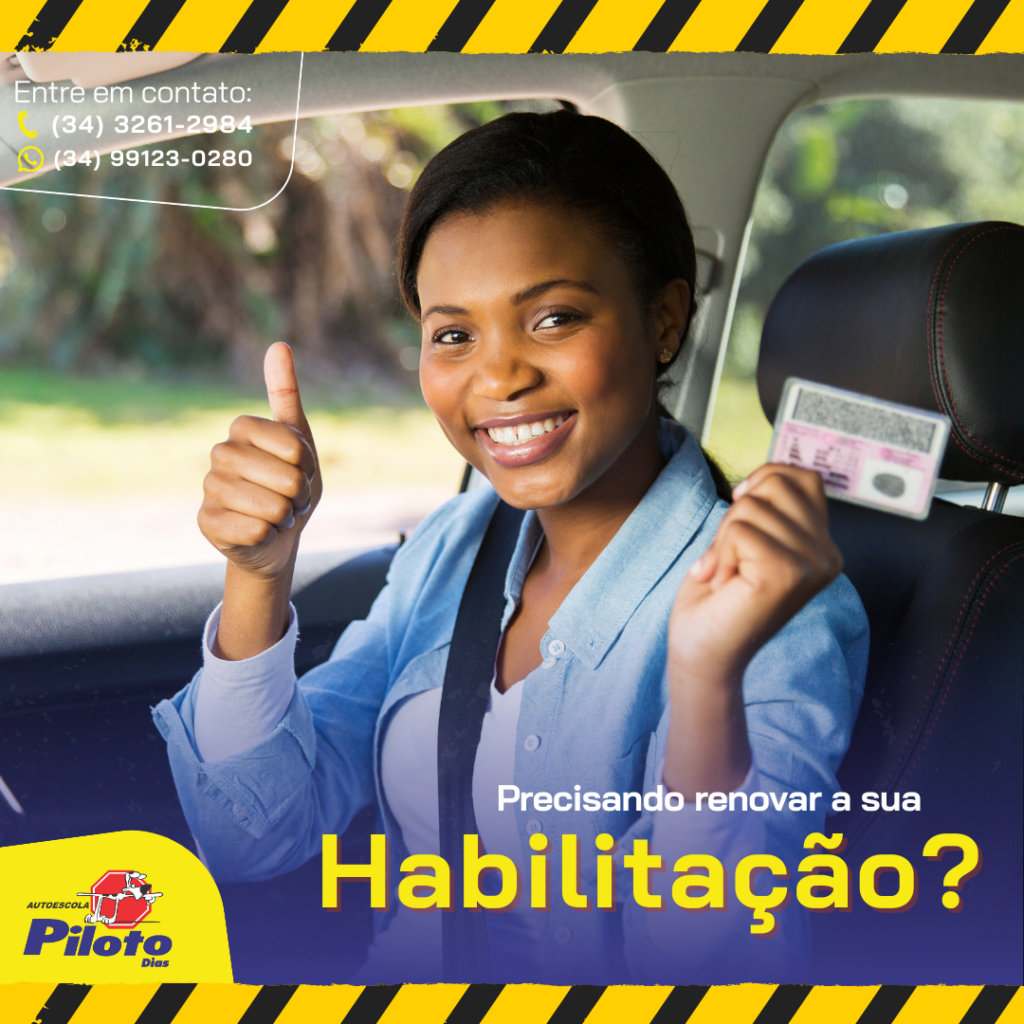 renove sua cnh. Dirigir com a habilitação vencida pode gerar multa gravíssima e transtornos desnecessários. E deixar para depois só aumenta o problema.