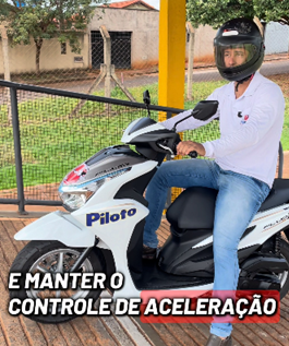 Novidade na Autoescola Piloto! Agora você também pode realizar sua prova de habilitação utilizando scooter!