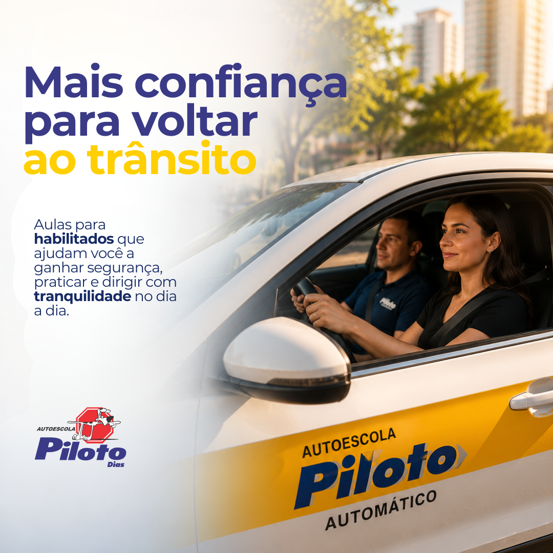 Aulas para habilitados. As aulas para habilitados ajudam justamente nesse processo, trazendo mais confiança, adaptação e tranquilidade para o dia a dia.