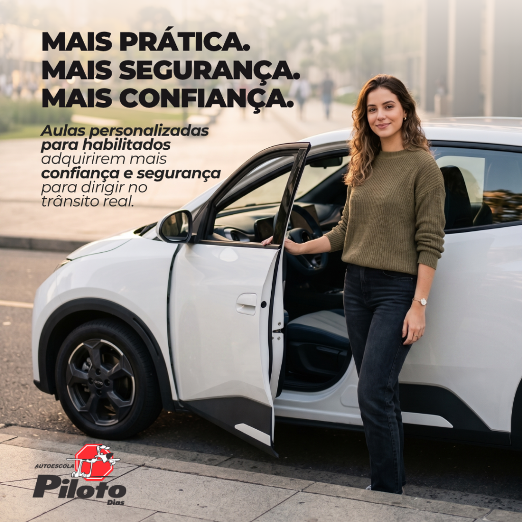 Aulas para habilitados A CNH ficou mais flexível, mas dirigir com segurança continua exigindo prática.