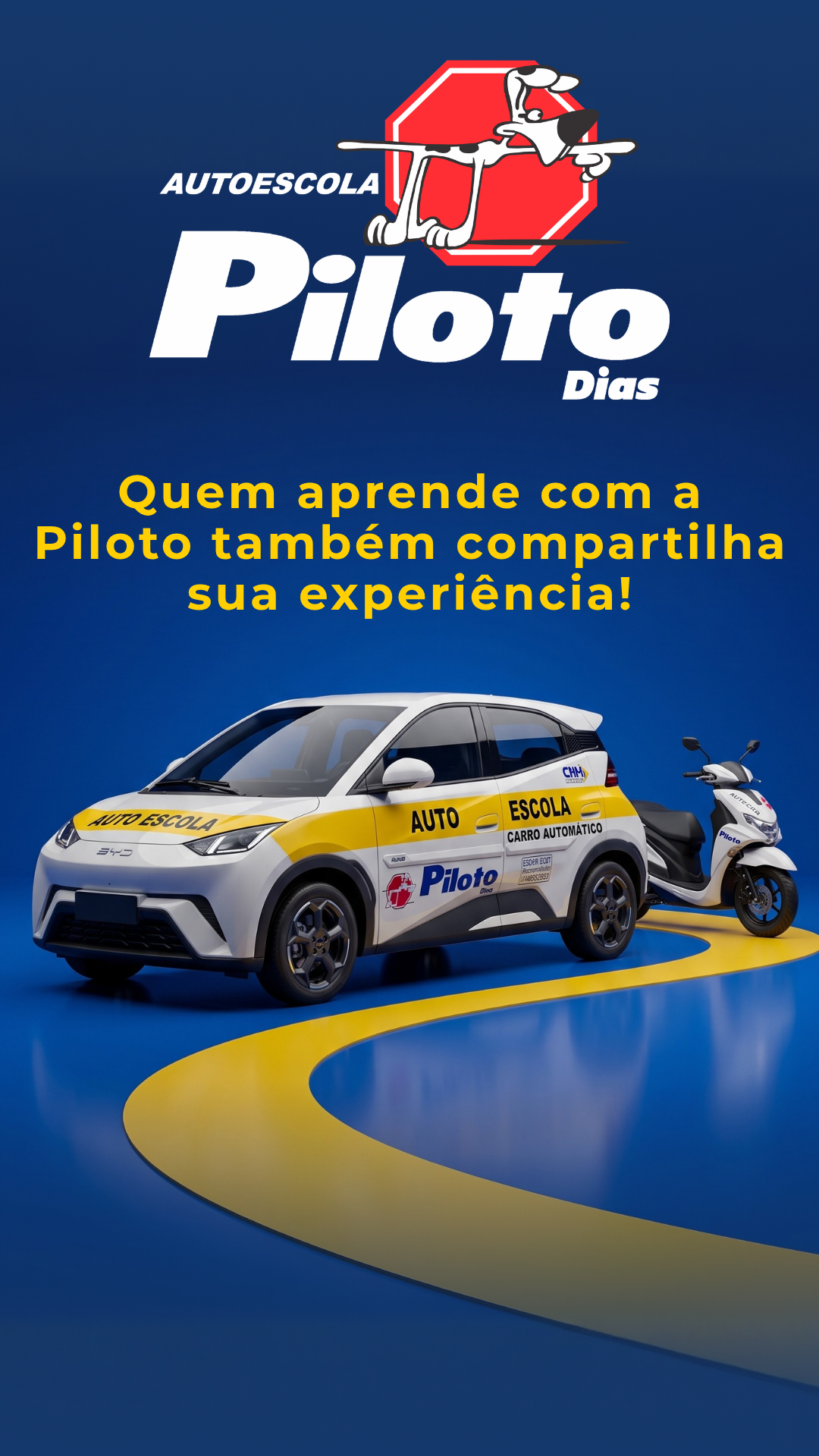 Depoimentos. Quem aprende com a Piloto também compartilha sua experiência! Cada avaliação representa alguém que confiou na nossa equipe.